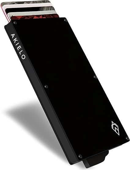 akielo kartenetui mit rfid schutz und geschenkbox