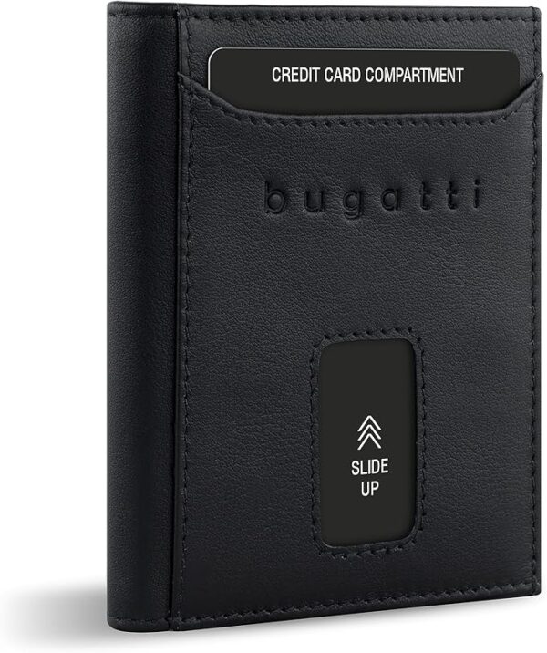 bugatti secure slim mini börse aus leder