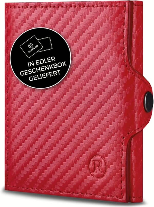 rutako slim wallet mit xl münzfach