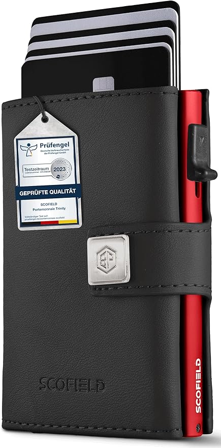 trinity premium slim wallet mit münzfach
