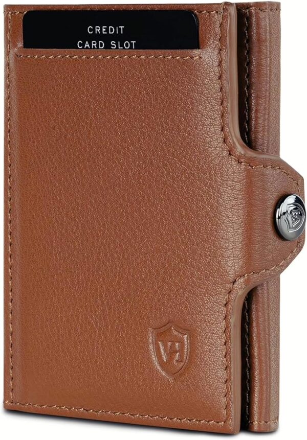 von heesen slim wallet mit xl münzfach